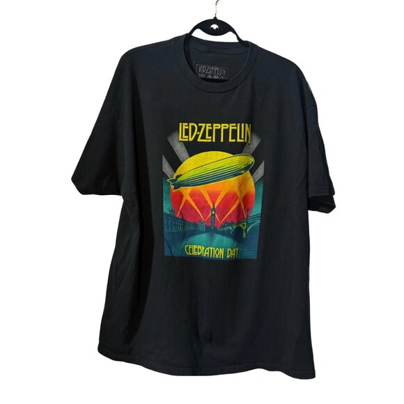 Led Zeppelin Celebration Day Band T-Shirt | Black Graphic Tee | Size 2XL - Picture 7 of 9